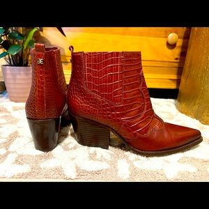 Beautiful deep red Sam Edelman boots!